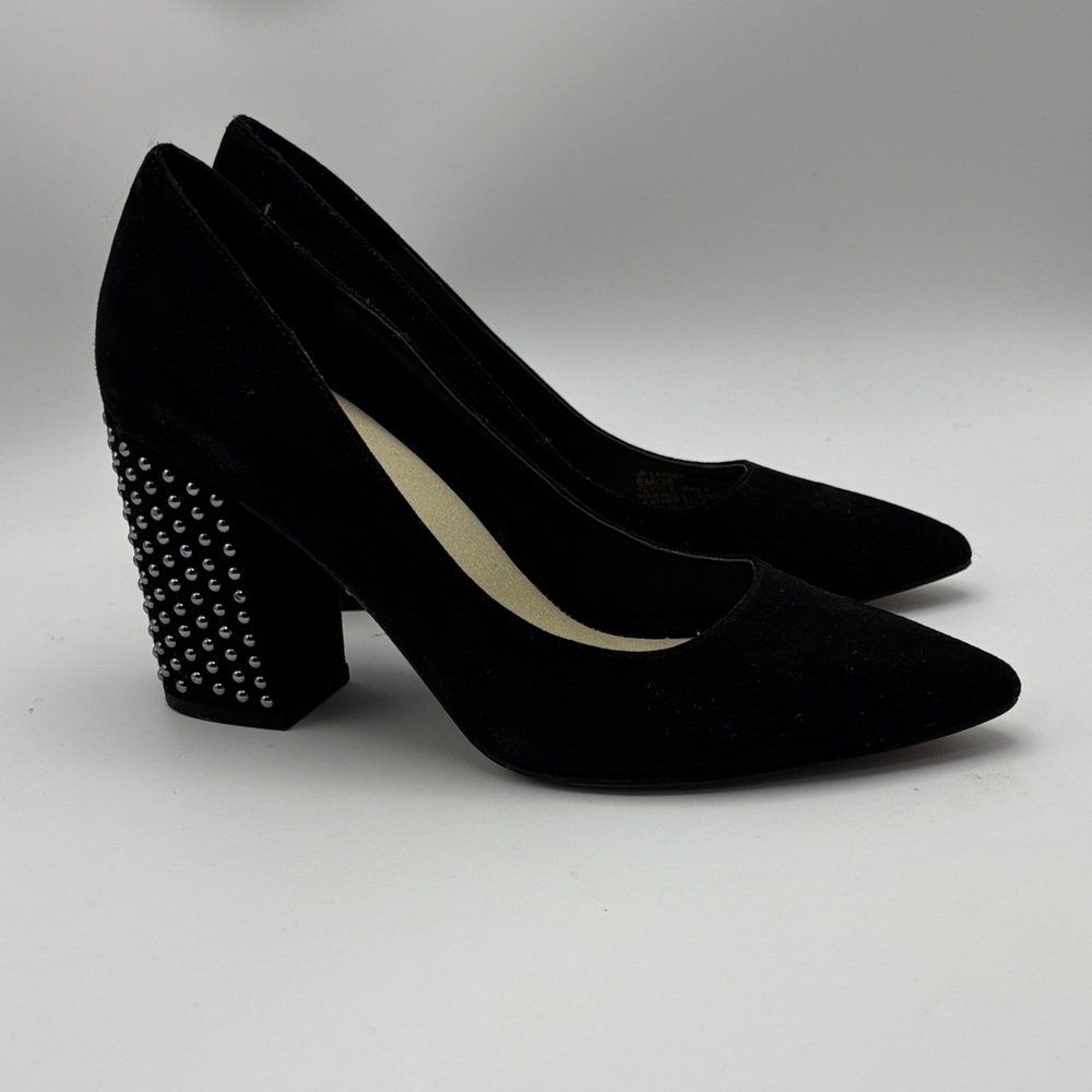 Jessica Simpson LAYDEE Black Studded Heels Sz 6